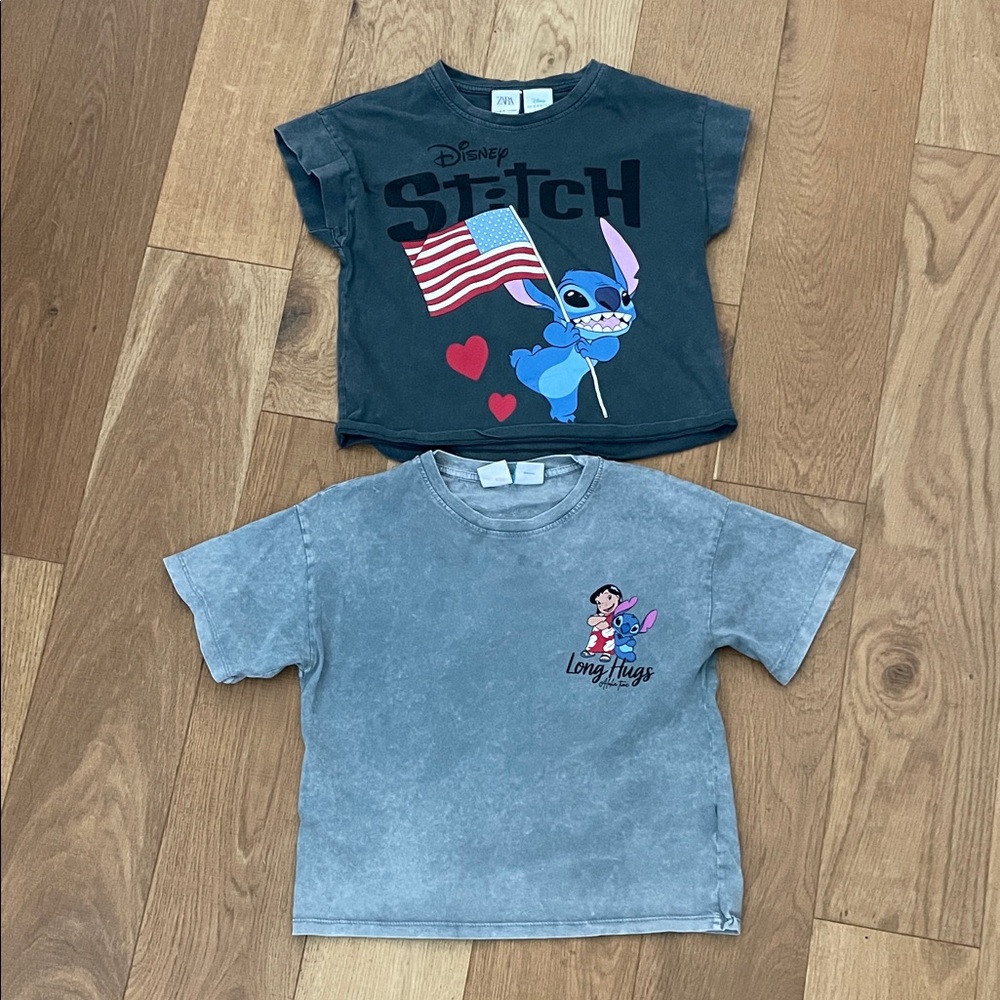 Zara Disney Kids Lilo & Stitch Graphic Tees